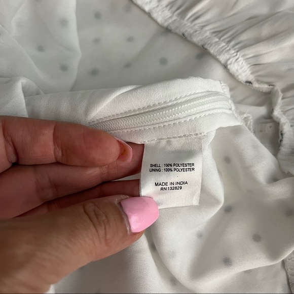 NWT Mara Hoffman Elisabetta White Dress Puff sleeve square neck Maxi size small - Picture 12 of 16